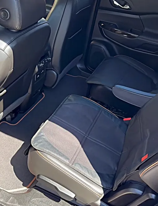 Interior of a car after being detailed