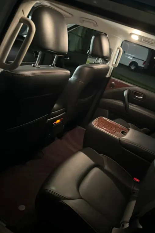 Interior of a car after being detailed